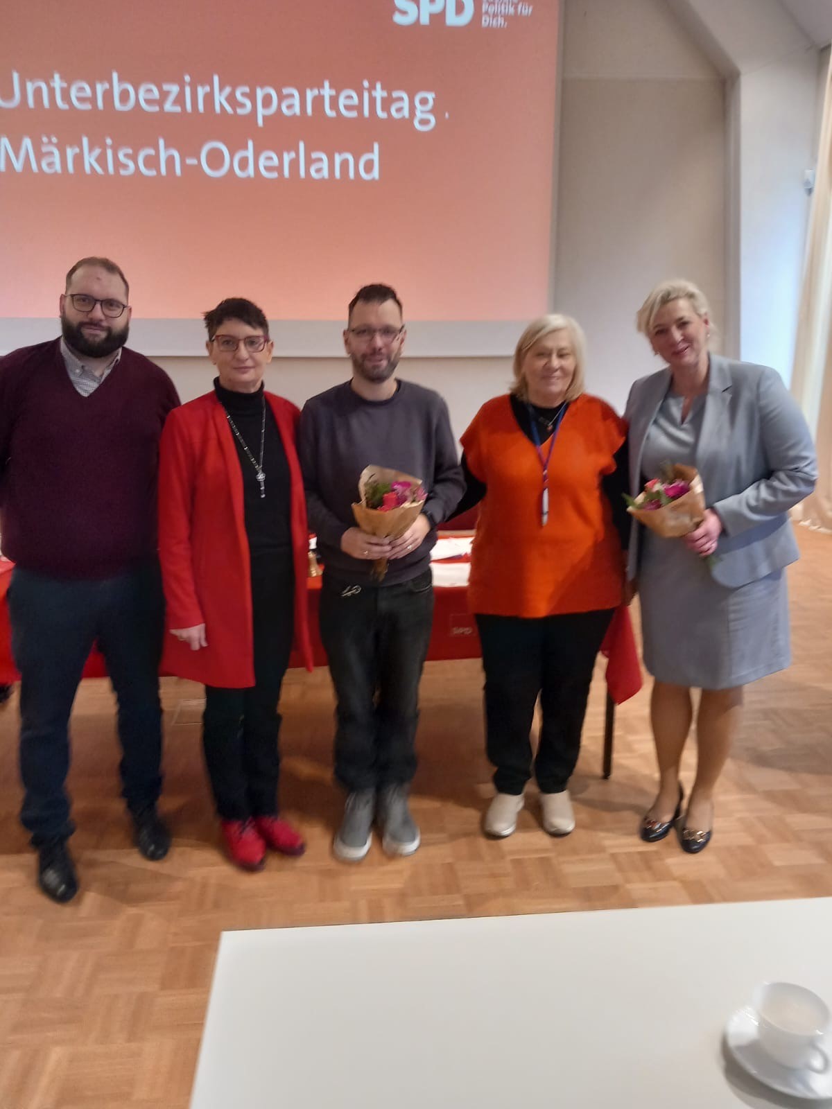 SPD Unterbezirksparteitag - neu gewählte Vorstandsmitglieder